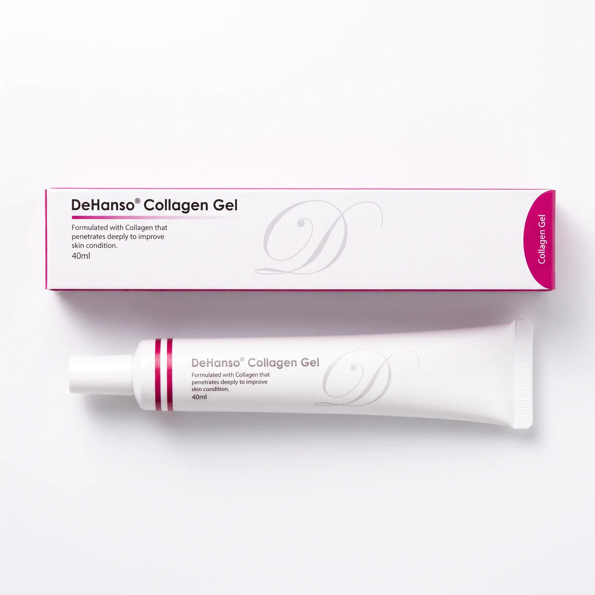 DeHanso Collagen Gel 40ml tube beside its box