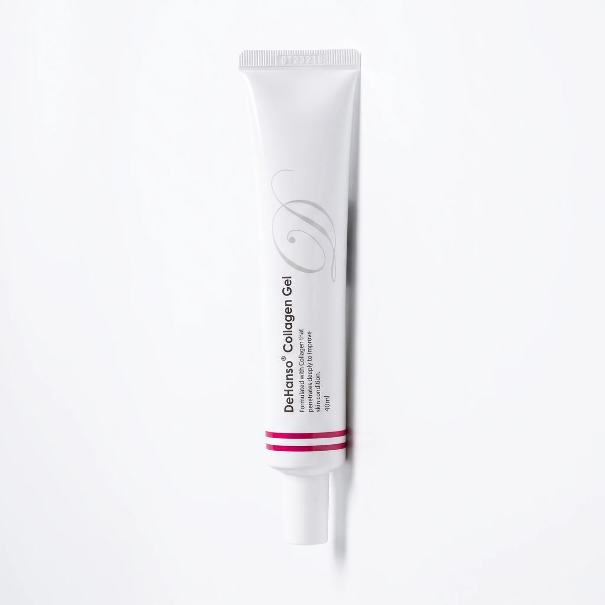 DeHanso Collagen Gel 40ml tube upright on a white background