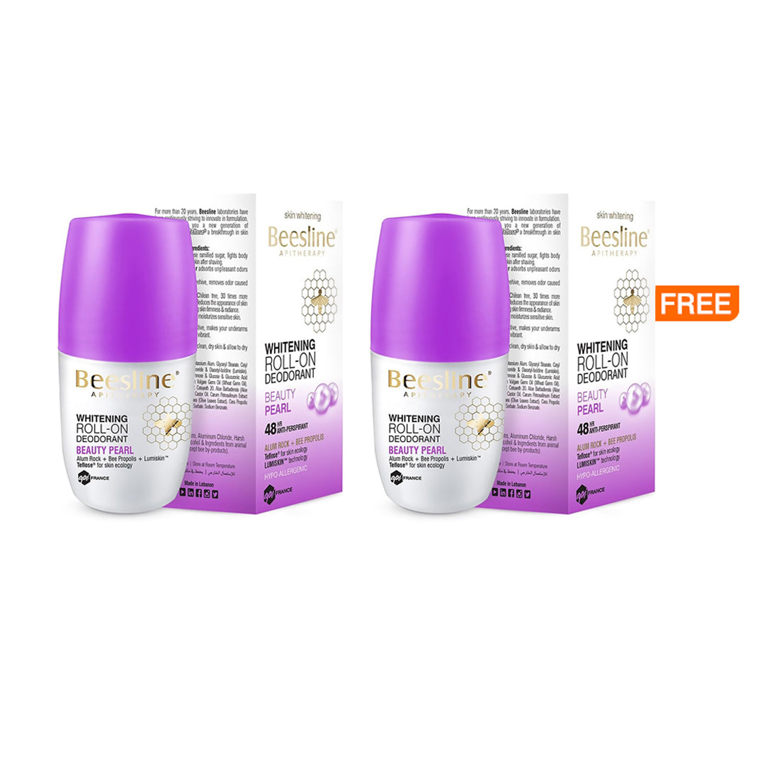 Beesline Offer Roll On Deodorant-Beauty Pearl 1+1 Free