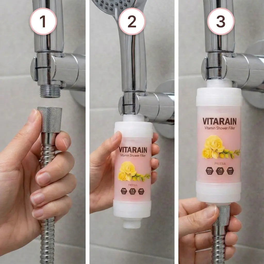 Freesia Scent | VITARAIN Korean Vitamin C Shower Filter