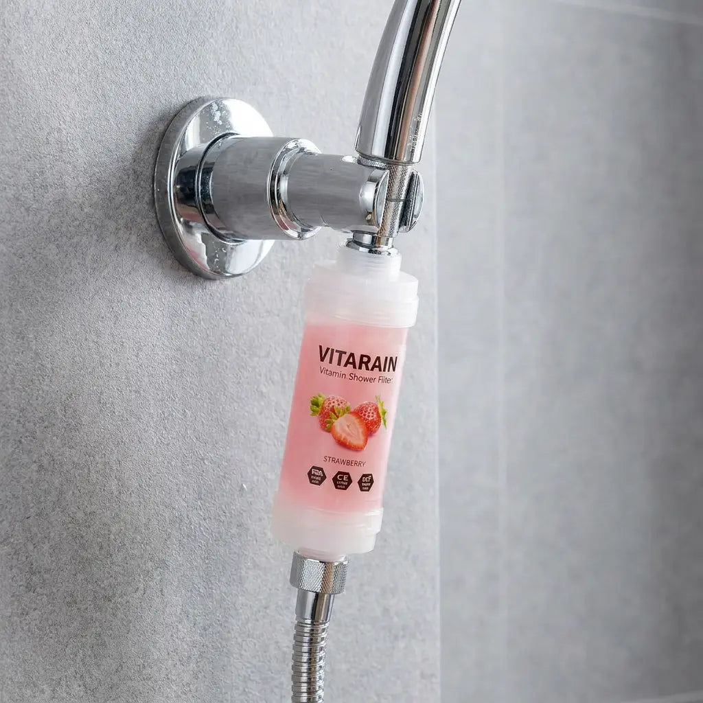 Strawberry Scent | VITARAIN Korean Vitamin C Shower Filter