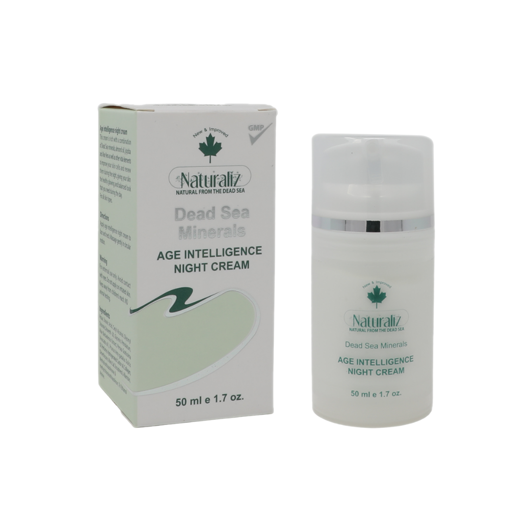Naturaliz Dead Sea Minerals Age Intelligence Night Cream