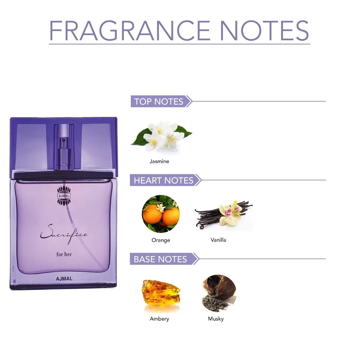 Ajmal Sacrifice 50ml EDP Perfume For Women