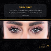 Annual Contact Lenses Silky Gray by ZAHRA LENSES