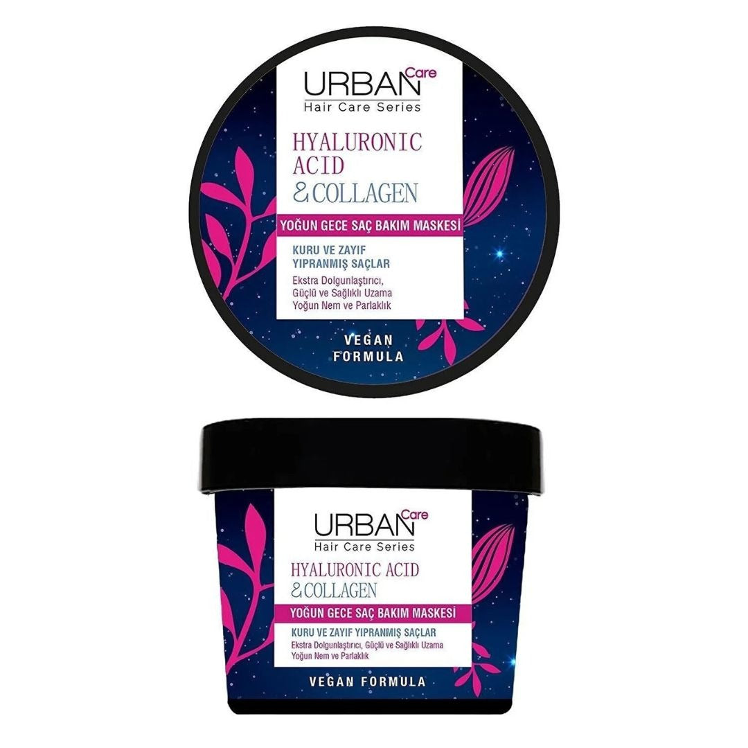 Urban Care Hyaluronic Acid & Collagen Midnight Hair Care Mask 230ml