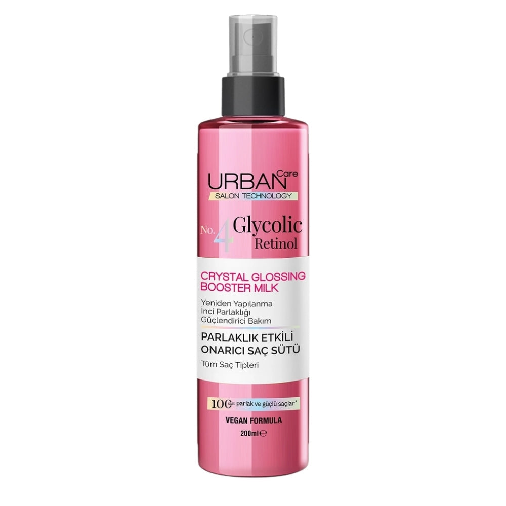 URBAN CARE Glycolic & Retinol Crystal Glossing Booster Milk 200ml